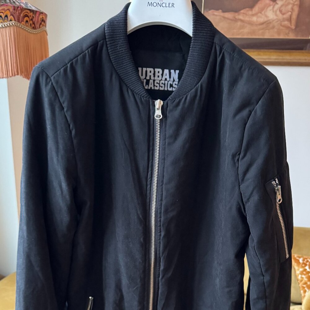 Urban Classics Super Soft Black Zip Mid Jacket/ Coat , Never Used